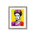 Picture of Botanical Bliss of Frida _GroupedProduct_Rectangle_Portrait_Framed_Matted_