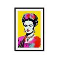 Picture of Botanical Bliss of Frida _GroupedProduct_Rectangle_Portrait_Framed_Matted_