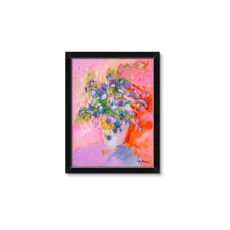 Picture of Petals in Pink Bloom  _GroupedProduct_Rectangle_Portrait_Framed_Matted_