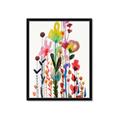 Picture of Eclectic Floral Canvas I _GroupedProduct_Rectangle_Portrait_Framed_Matted_