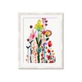 Picture of Eclectic Floral Canvas I _GroupedProduct_Rectangle_Portrait_Framed_Matted_