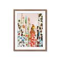 Picture of Eclectic Floral Canvas II _GroupedProduct_Rectangle_Portrait_Framed_Matted_