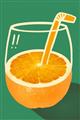 Picture of Orange Juice Poition _GroupedProduct_Rectangle_Portrait_Unframed_Print_Only_