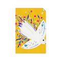 Picture of Bird in Floral Yellow Abstraction _GroupedProduct_Rectangle_Portrait_Unframed_Print_Only_