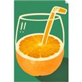 Picture of Orange Juice Poition _GroupedProduct_Rectangle_Portrait_Unframed_Print_Only_