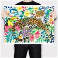 Picture of Vibrant Fusion Jaguar _GroupedProduct_Rectangle_Landscape_Canvas_