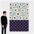 Picture of Blue Patterned Floral Perfection  _GroupedProduct_Rectangle_Portrait_Canvas_