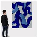 Picture of Constellation of Blue Strokes _GroupedProduct_Rectangle_Portrait_Canvas_