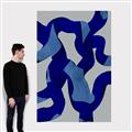 Picture of Constellation of Blue Strokes _GroupedProduct_Rectangle_Portrait_Canvas_
