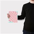 Picture of Pink Checkered Symphony _GroupedProduct_Rectangle_Portrait_Canvas_