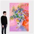 Picture of Petals in Pink Bloom  _GroupedProduct_Rectangle_Portrait_Canvas_