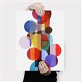 Picture of Geometric Graffiti _GroupedProduct_Rectangle_Portrait_Canvas_
