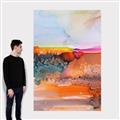Picture of Abstract  Glow III _GroupedProduct_Rectangle_Portrait_Canvas_