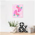 Picture of Pink Roller Skates _GroupedProduct_Rectangle_Portrait_Canvas_