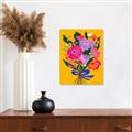 Picture of Red Chromatic Flowers _GroupedProduct_Rectangle_Portrait_Canvas_
