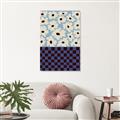 Picture of Blue Patterned Floral Perfection  _GroupedProduct_Rectangle_Portrait_Canvas_