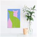 Picture of Optical Cat Duo _GroupedProduct_Rectangle_Portrait_Canvas_