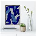 Picture of Constellation of Blue Strokes _GroupedProduct_Rectangle_Portrait_Canvas_Framed_