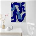 Picture of Constellation of Blue Strokes _GroupedProduct_Rectangle_Portrait_Canvas_Framed_