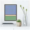 Picture of Psychedelic Checkered Aura _GroupedProduct_Rectangle_Portrait_Canvas_Framed_