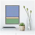 Picture of Psychedelic Checkered Aura _GroupedProduct_Rectangle_Portrait_Canvas_Framed_