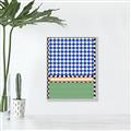 Picture of Psychedelic Checkered Aura _GroupedProduct_Rectangle_Portrait_Canvas_Framed_