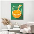 Picture of Orange Juice Poition _GroupedProduct_Rectangle_Portrait_Canvas_Framed_