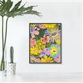 Picture of Enchanted Floral Blossoms _GroupedProduct_Rectangle_Portrait_Canvas_Framed_