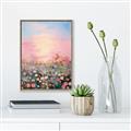 Picture of Ethereal Pink Sunrise _GroupedProduct_Rectangle_Portrait_Canvas_Framed_