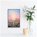 Picture of Ethereal Pink Sunrise _GroupedProduct_Rectangle_Portrait_Canvas_Framed_