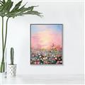 Picture of Ethereal Pink Sunrise _GroupedProduct_Rectangle_Portrait_Canvas_Framed_