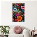 Picture of Chromatic Meadow of Flowers _GroupedProduct_Rectangle_Portrait_Canvas_Framed_