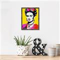 Picture of Botanical Bliss of Frida _GroupedProduct_Rectangle_Portrait_Canvas_Framed_