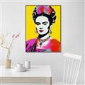 Picture of Botanical Bliss of Frida _GroupedProduct_Rectangle_Portrait_Canvas_Framed_