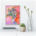Picture of Petals in Pink Bloom  _GroupedProduct_Rectangle_Portrait_Canvas_Framed_