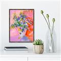 Picture of Petals in Pink Bloom  _GroupedProduct_Rectangle_Portrait_Canvas_Framed_