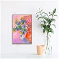 Picture of Petals in Pink Bloom  _GroupedProduct_Rectangle_Portrait_Canvas_Framed_