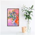 Picture of Petals in Pink Bloom  _GroupedProduct_Rectangle_Portrait_Canvas_Framed_
