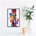Picture of Geometric Graffiti _GroupedProduct_Rectangle_Portrait_Canvas_Framed_