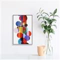 Picture of Geometric Graffiti _GroupedProduct_Rectangle_Portrait_Canvas_Framed_
