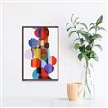 Picture of Geometric Graffiti _GroupedProduct_Rectangle_Portrait_Canvas_Framed_