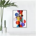 Picture of Geometric Graffiti _GroupedProduct_Rectangle_Portrait_Canvas_Framed_