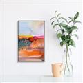 Picture of Abstract  Glow III _GroupedProduct_Rectangle_Portrait_Canvas_Framed_