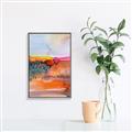 Picture of Abstract  Glow III _GroupedProduct_Rectangle_Portrait_Canvas_Framed_