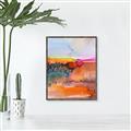 Picture of Abstract  Glow III _GroupedProduct_Rectangle_Portrait_Canvas_Framed_