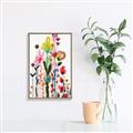 Picture of Eclectic Floral Canvas I _GroupedProduct_Rectangle_Portrait_Canvas_Framed_