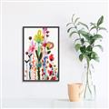 Picture of Eclectic Floral Canvas I _GroupedProduct_Rectangle_Portrait_Canvas_Framed_