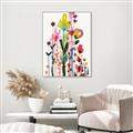 Picture of Eclectic Floral Canvas I _GroupedProduct_Rectangle_Portrait_Canvas_Framed_