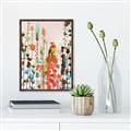 Picture of Eclectic Floral Canvas II _GroupedProduct_Rectangle_Portrait_Canvas_Framed_