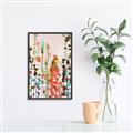 Picture of Eclectic Floral Canvas II _GroupedProduct_Rectangle_Portrait_Canvas_Framed_